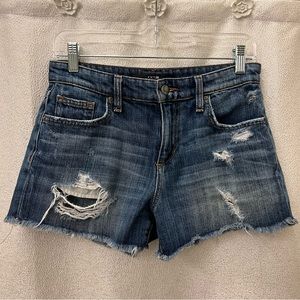 Joe’s Jeans distressed denim shorts